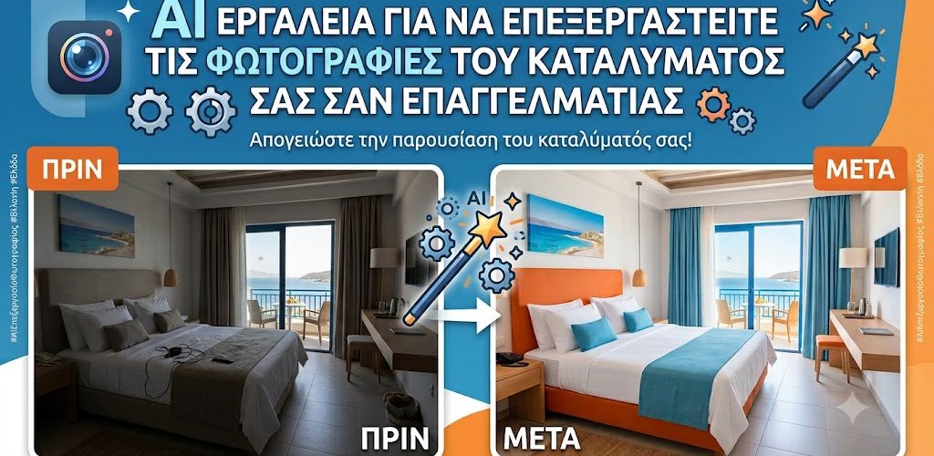 cover AI Εργαλεία για να Επεξεργαστείτε τις Φωτογραφίες του Καταλύματός σας σαν Επαγγελματίας