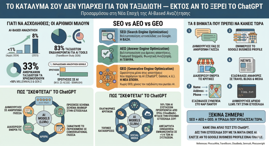 info Το κατάλυμά σου δεν υπάρχει για τον ταξιδιώτη - εκτός αν το ξέρει το ChatGPT