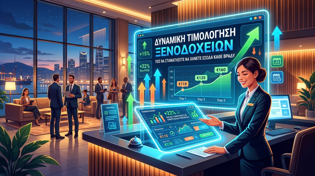Δυναμική Τιμολόγηση Ξενοδοχείων: Πώς να Σταματήσετε να Χάνετε Έσοδα Κάθε Βράδυ